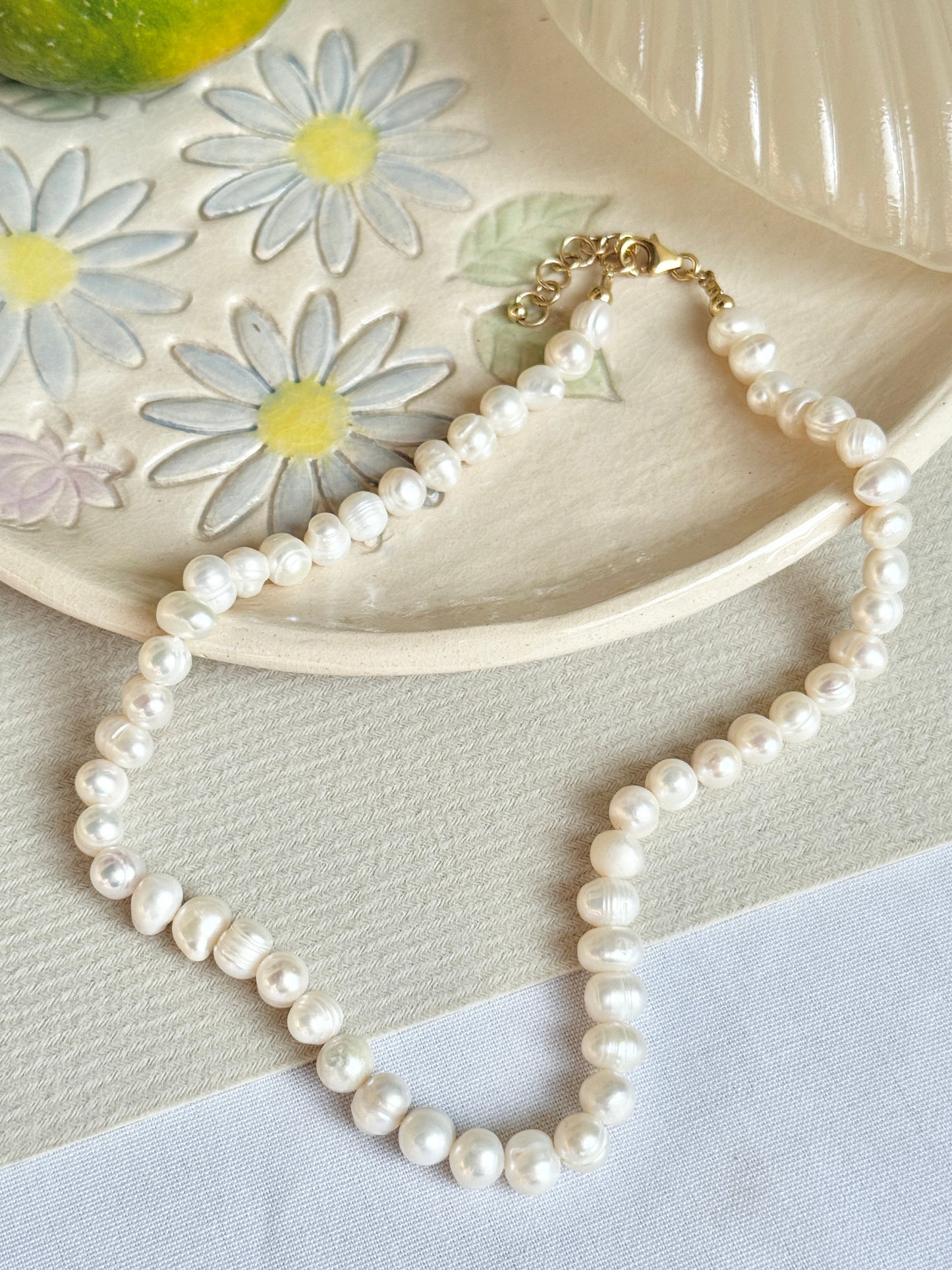 שרשרת מגי | צ'וקר פנינים