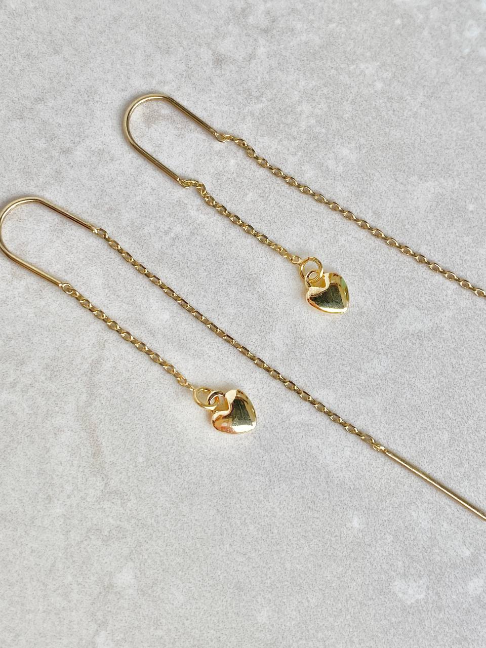 עגילי טליה | שרשרת תליון לב