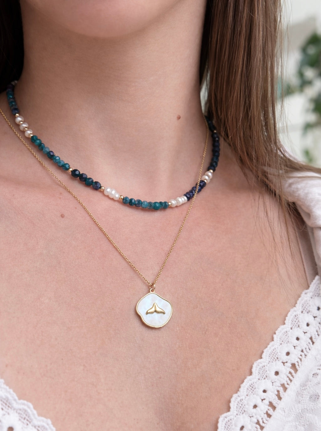 שרשרת שלי | תליון צדף סנפיר