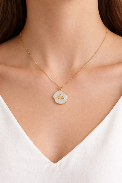 שרשרת שלי | תליון צדף סנפיר