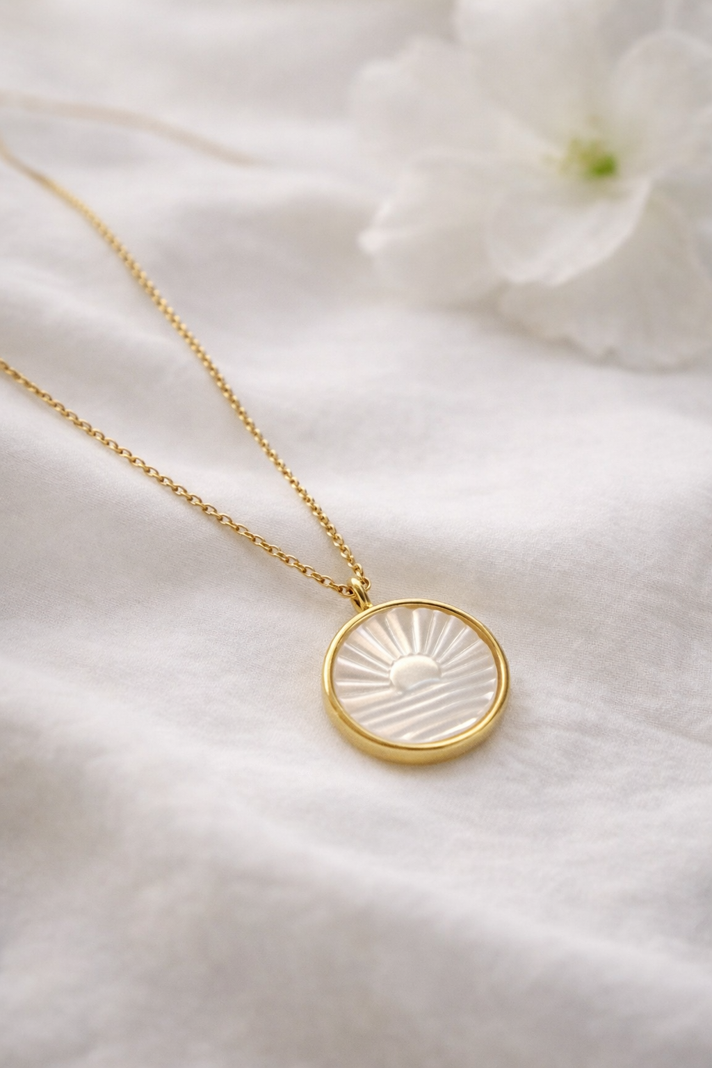 שרשרת שלי | תליון צדף שמש