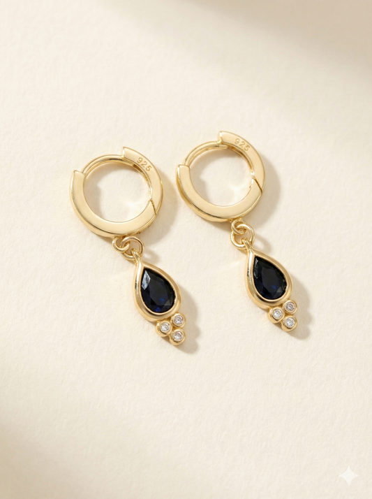 עגילי ענבל | שחור