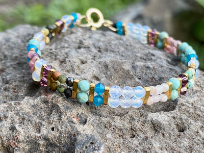 צמיד ואלי | גווני חום ירוק