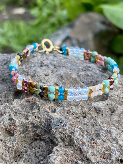 צמיד ואלי | גווני חום ירוק