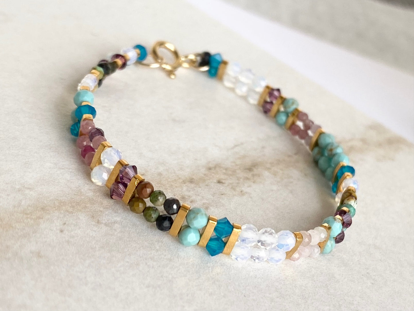 צמיד ואלי | גווני חום ירוק