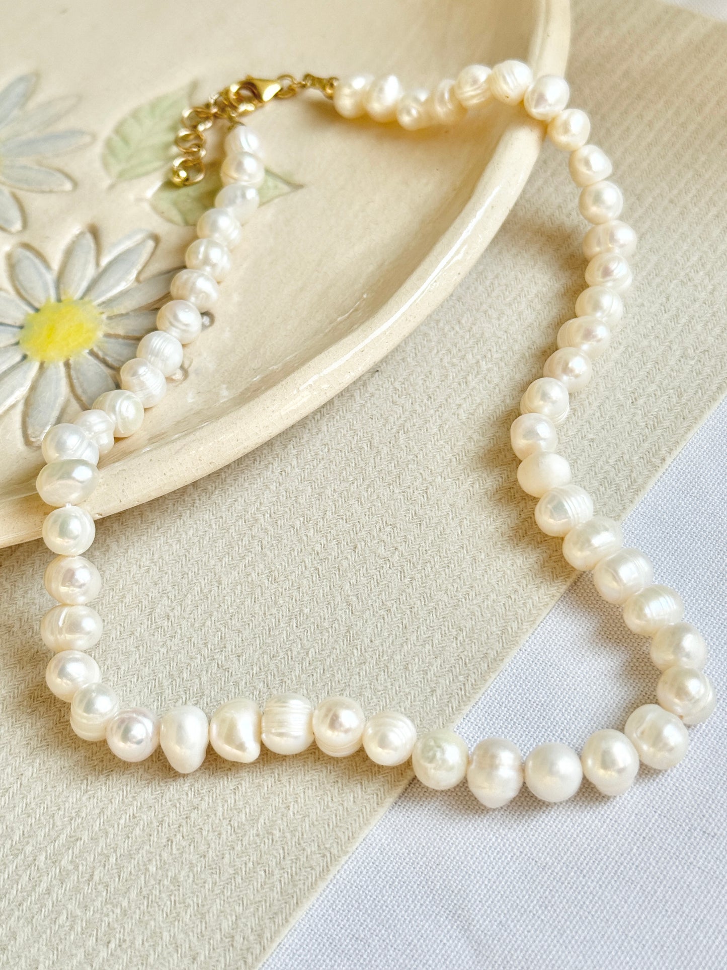 שרשרת מיכל | צ'וקר פנינים