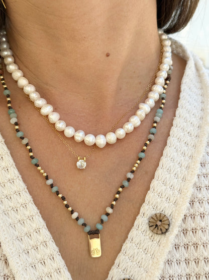 שרשרת מיכל | צ'וקר פנינים