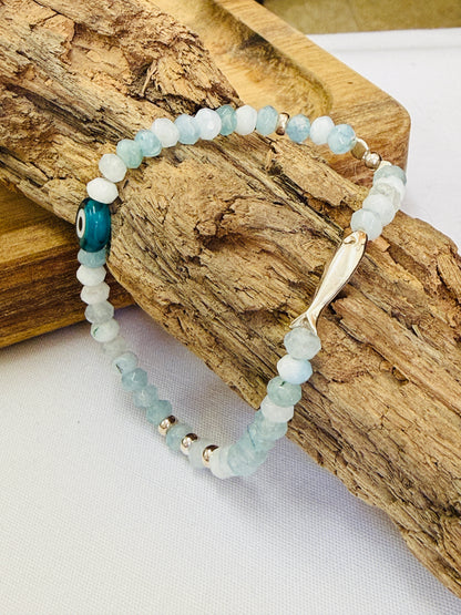 צמיד מזל | גווני תכלת