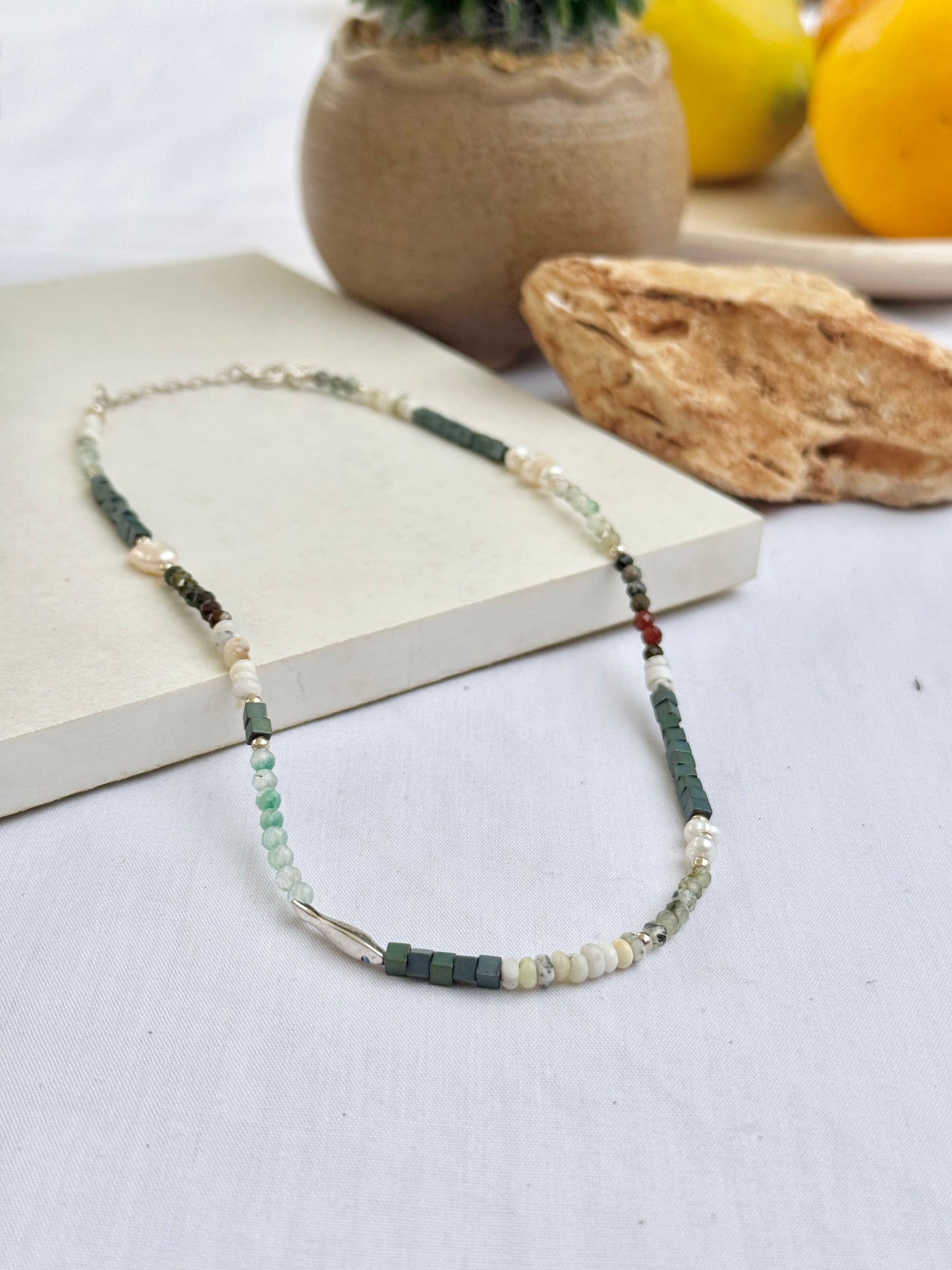 שרשרת לירי | גווני ירוק