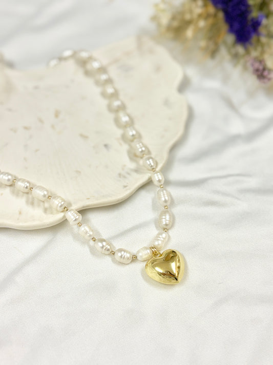 שרשרת פנינים לב