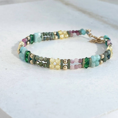 צמיד ואלי | ירוק כחול