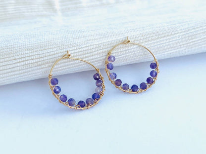 עגילי עמית | סגול