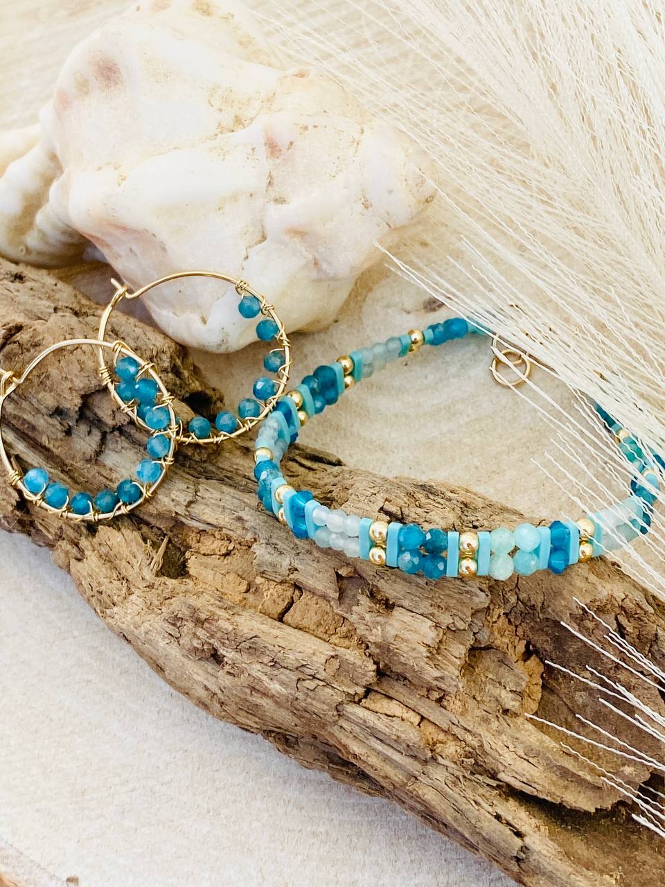 עגילי עמית | כחול