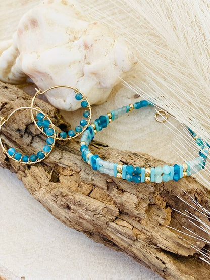 עגילי עמית | כחול